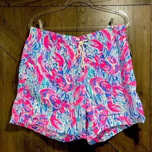 NWT Lilly Pulitzer Men’s Capri Trunk - Cosmic Coral Cracked Up - Size XL